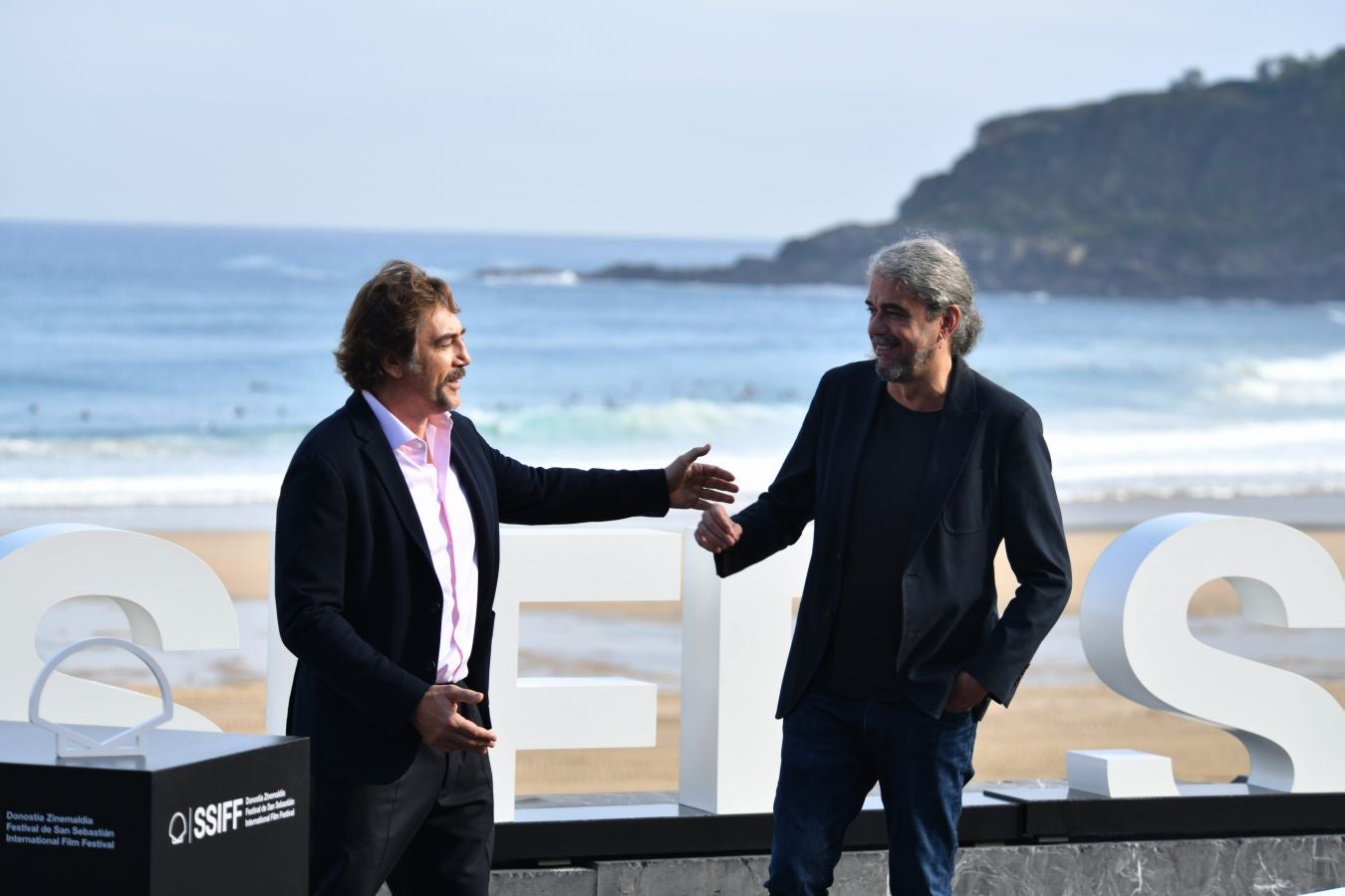 Fotos: Javier Bardem y el equipo de &#039;El buen patrón&#039;, en la terraza del Kursaal