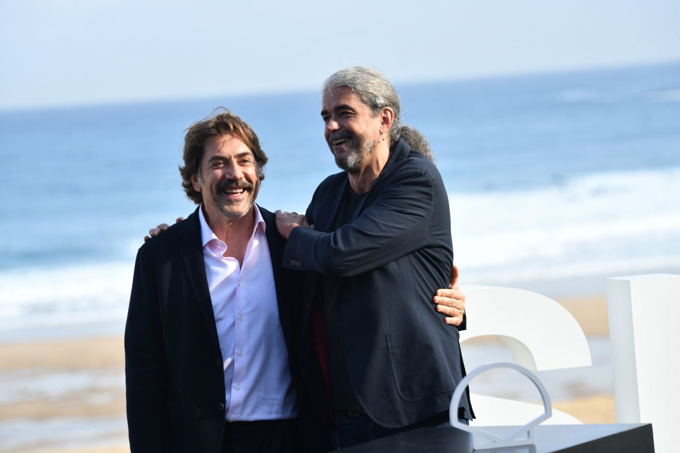 Fotos: Javier Bardem y el equipo de &#039;El buen patrón&#039;, en la terraza del Kursaal