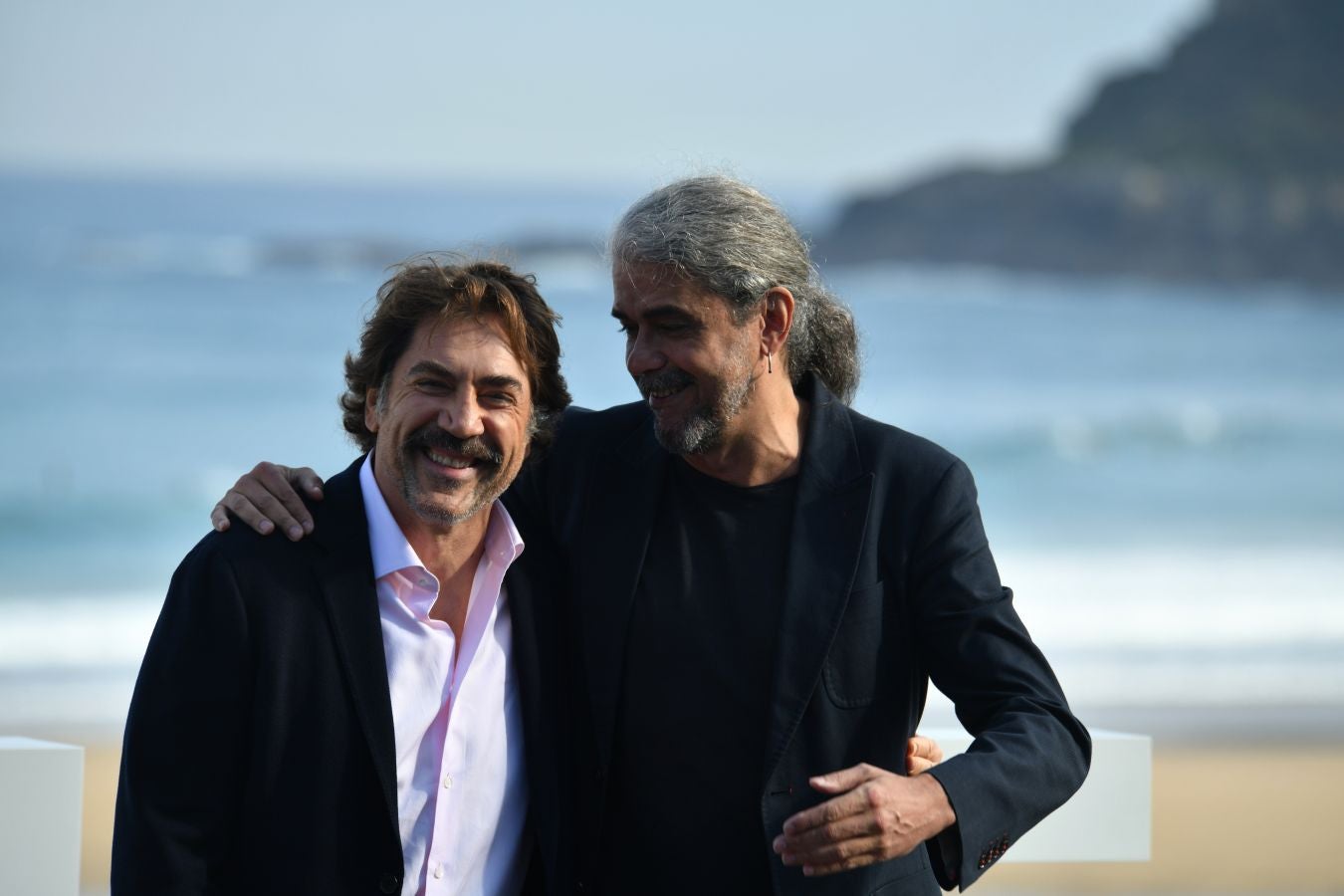 Fotos: Javier Bardem y el equipo de &#039;El buen patrón&#039;, en la terraza del Kursaal