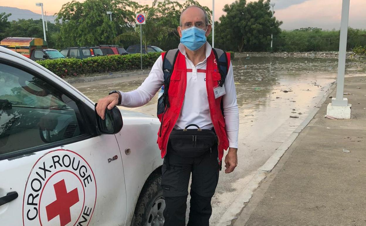 El delegado guipuzcoano Pedro Pérez se incorpora al operativo de Cruz Roja en la emergencia de Haití