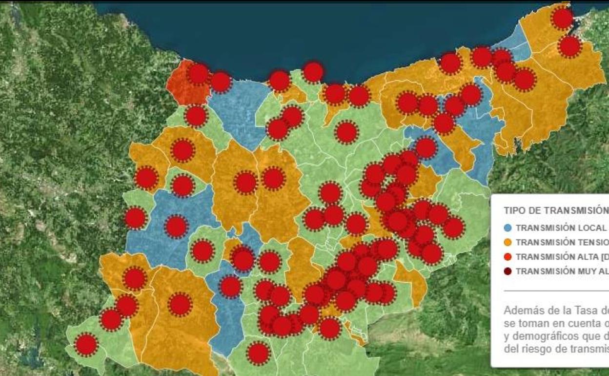 Consulta la incidencia del coronavirus en los municipios de Gipuzkoa