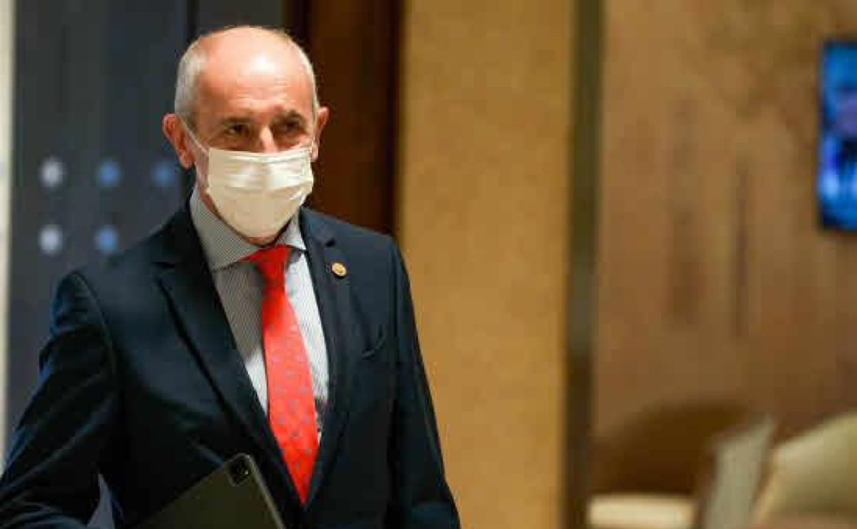 Josu Erkoreka, en una intervención pública la semana pasada.