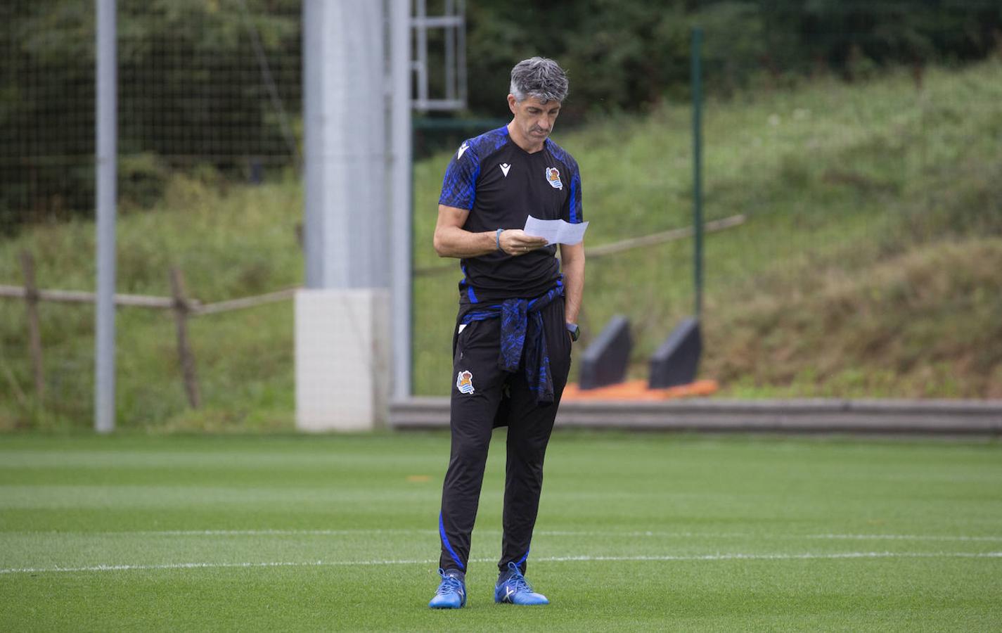 Fotos: Isak y Barrenetxea se unene al grupo; Merino y Le Normand no se entrenan