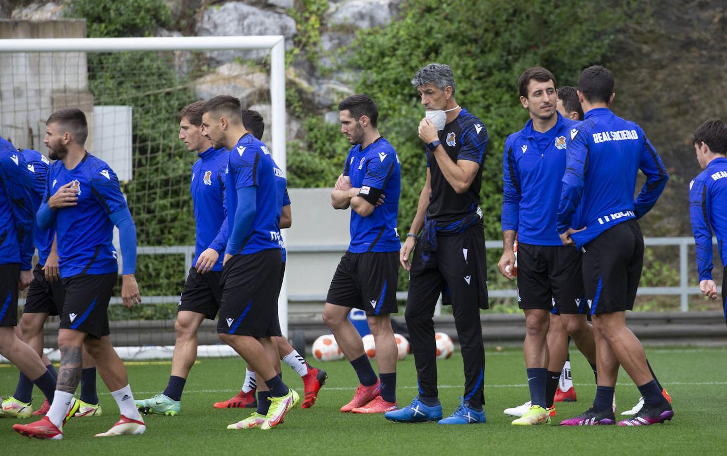 Fotos: Isak y Barrenetxea se unene al grupo; Merino y Le Normand no se entrenan