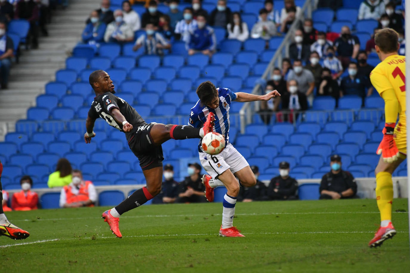 Fotos: Las mejores imáganes de partido entre la Real Sociedad y el Mónaco en Anoeta