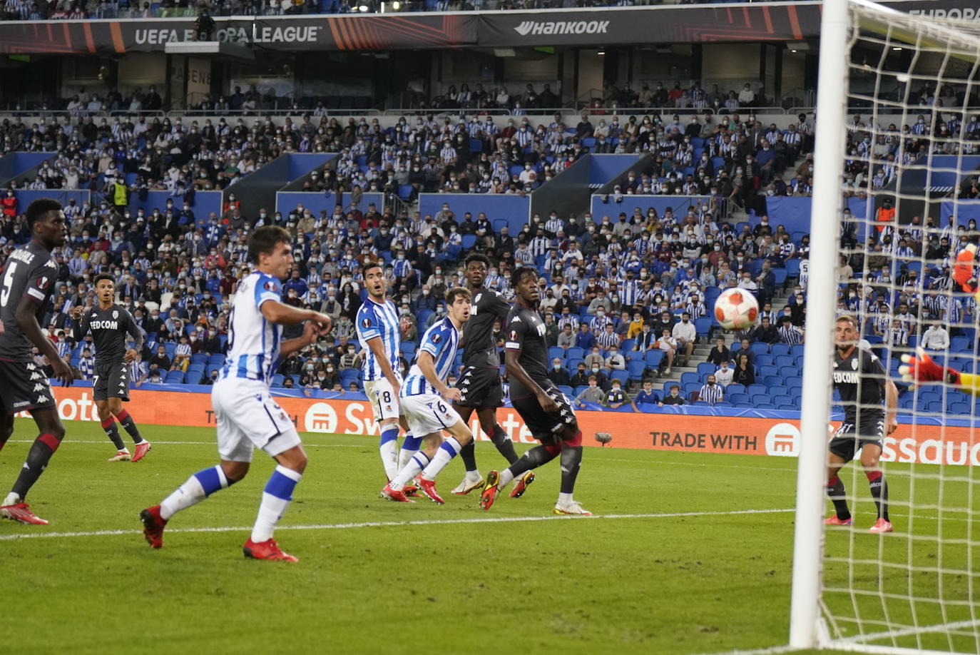 Fotos: Las mejores imáganes de partido entre la Real Sociedad y el Mónaco en Anoeta