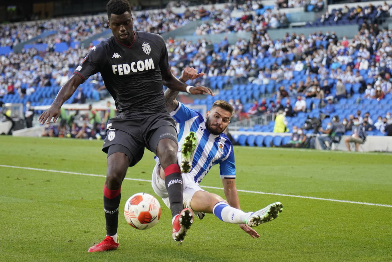 Fotos: Las mejores imáganes de partido entre la Real Sociedad y el Mónaco en Anoeta
