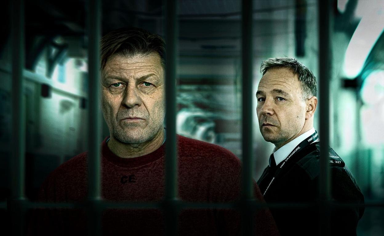 Sean Bean y Stephen Graham, actores protagonistas de la serie 'Condena'.