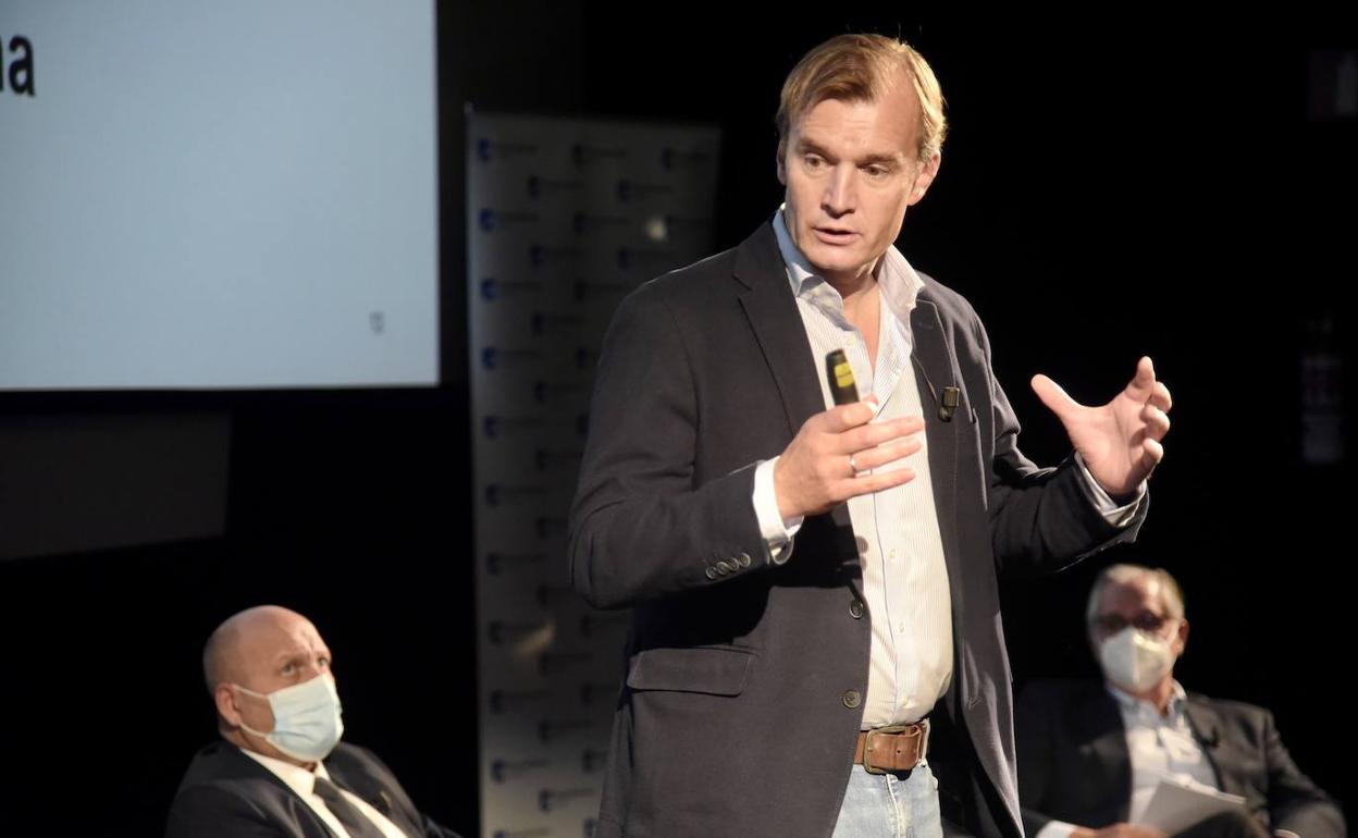 Meinrad Spenger durante su intervención este viernes.