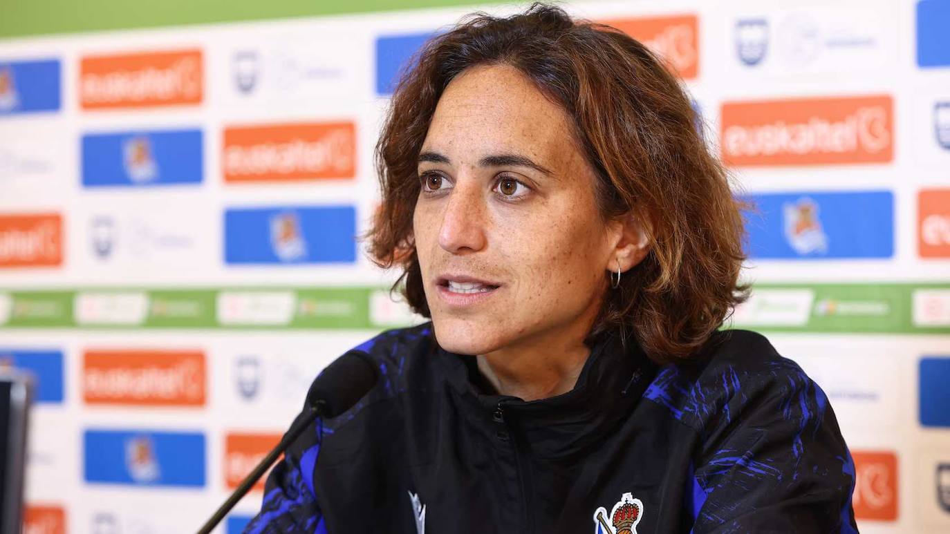 Natalia Arroyo, durante la rueda de prensa. 