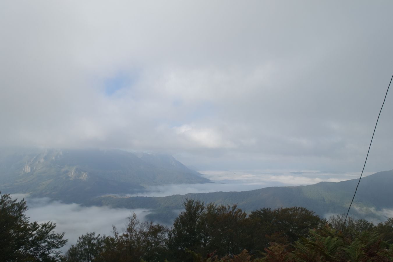 Fotos: Urkieta, sobre un mar de nubes
