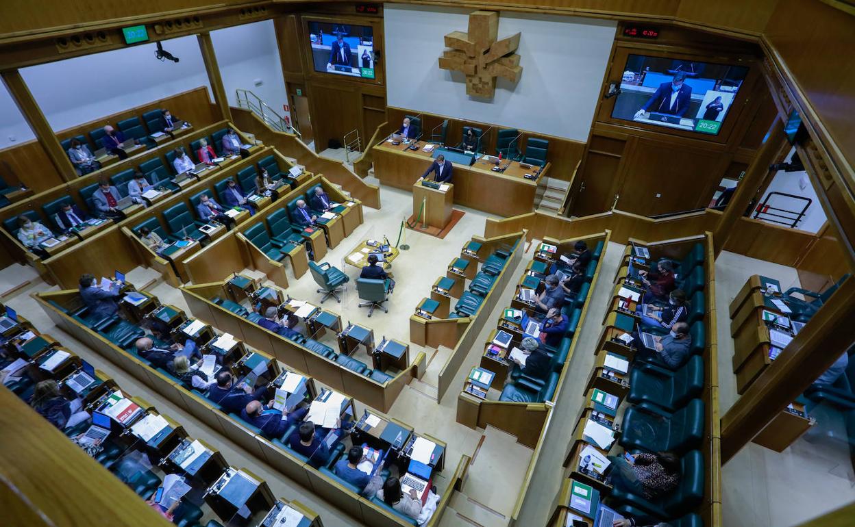 Vista general del Parlamento Vasco.