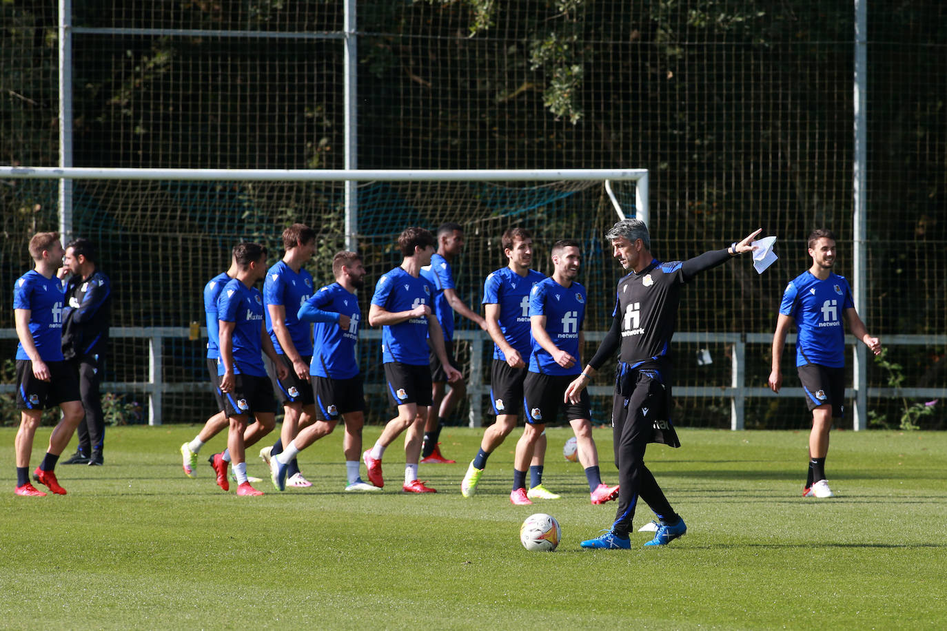 Fotos: Último entrenamiento de la Real Sociedad antes del partido en Anoeta ante el Mallorca