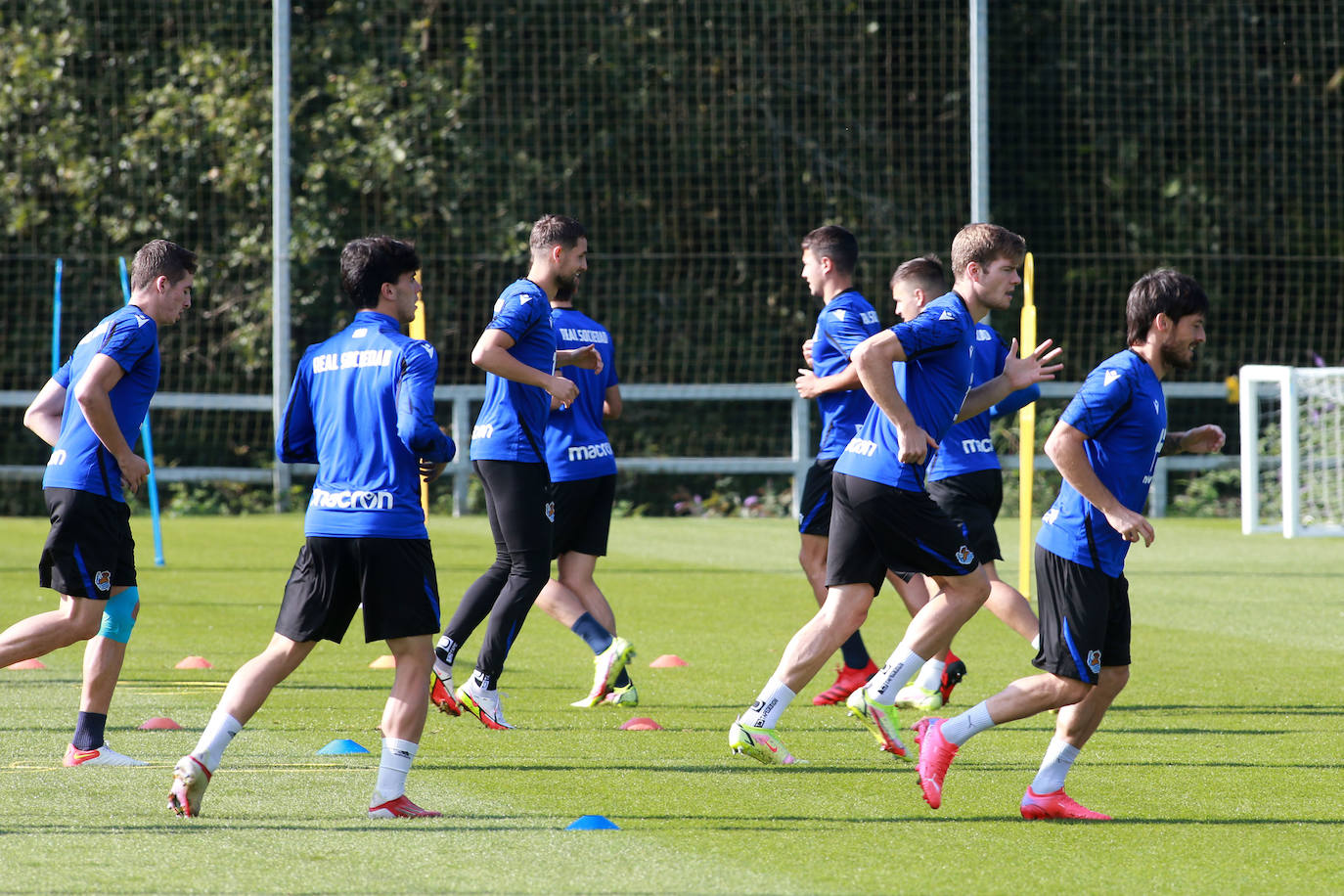 Fotos: Último entrenamiento de la Real Sociedad antes del partido en Anoeta ante el Mallorca