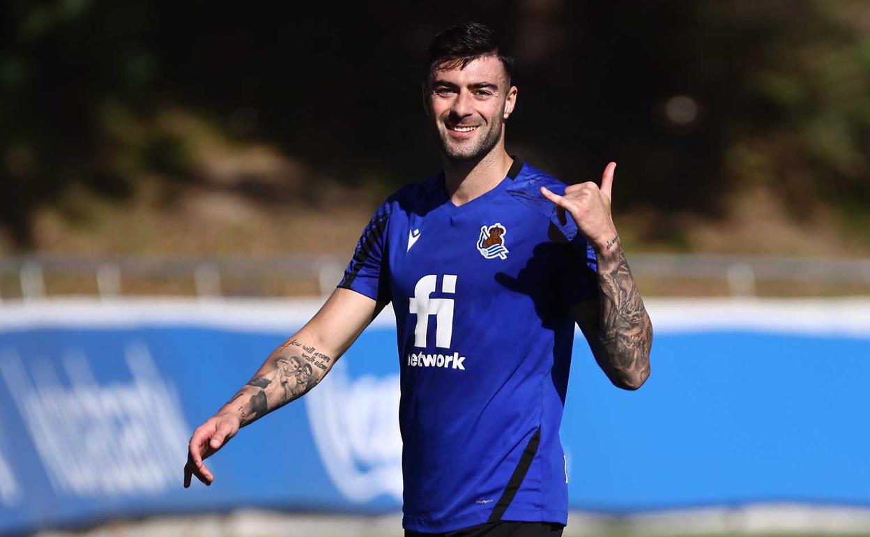 Diego Rico posa sonriente este martes en Zubieta