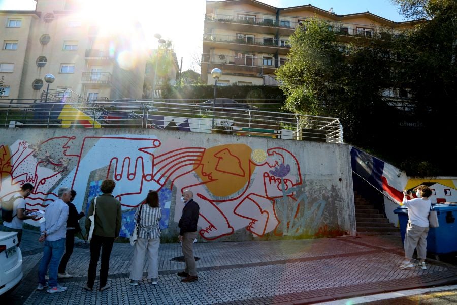 Fotos: Arte urbano en las fachadas de Altza