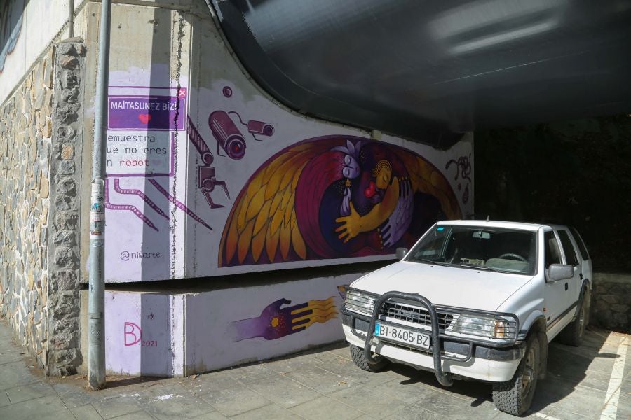 Fotos: Arte urbano en las fachadas de Altza