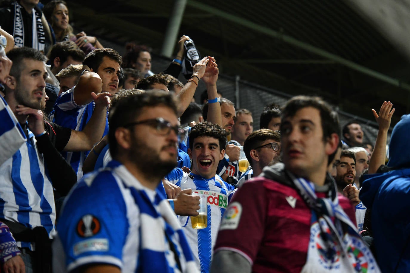 Fotos: Las mejores imágenes del partido entre el Sturm Graz y la Real Sociedad