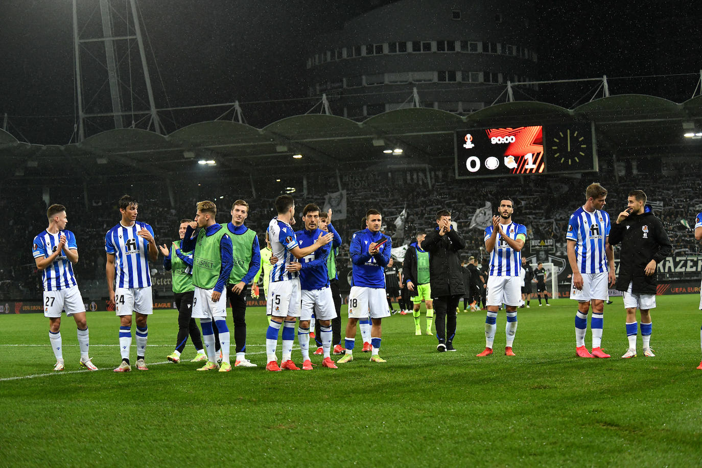 Fotos: Las mejores imágenes del partido entre el Sturm Graz y la Real Sociedad