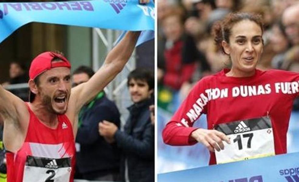 Cámara de meta de la Behobia-San Sebastián 2017