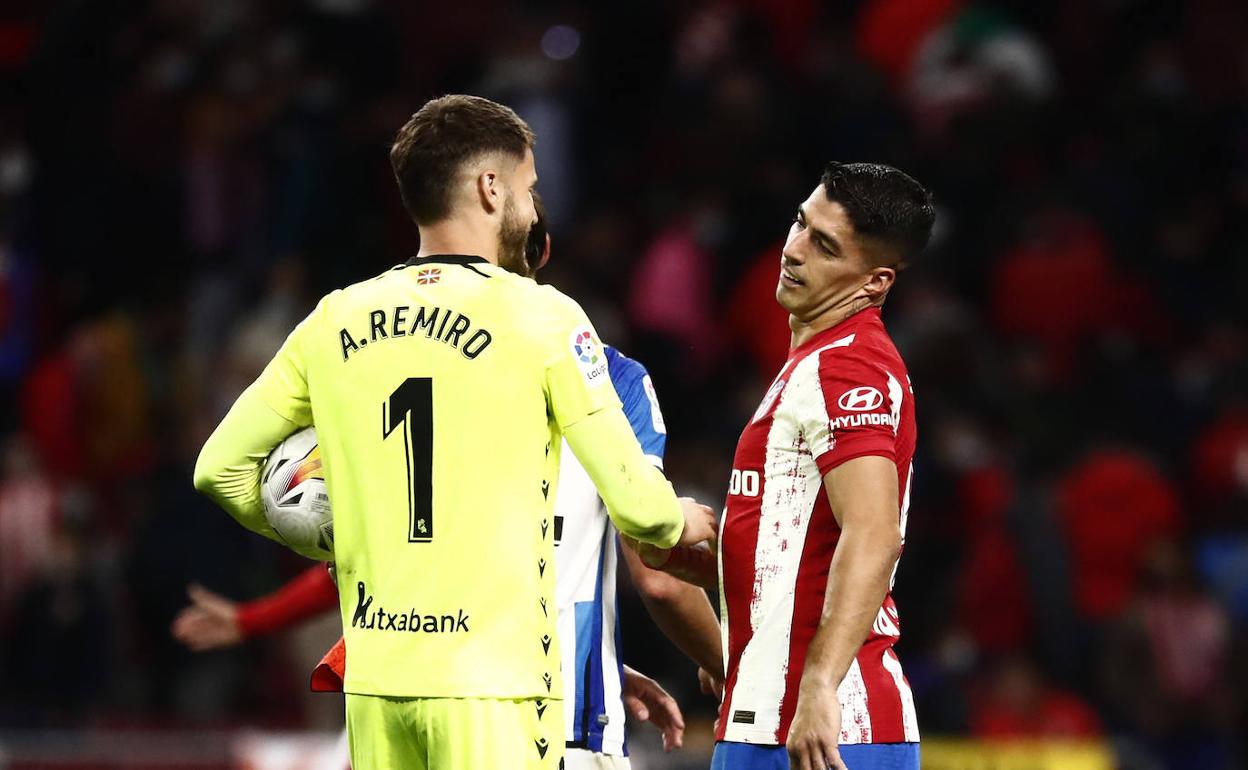 Luis Suárez, el pasado domingo durante el partido. 