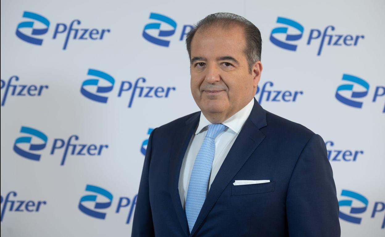 Sergio Rodríguez, director general de Pfizer España. 