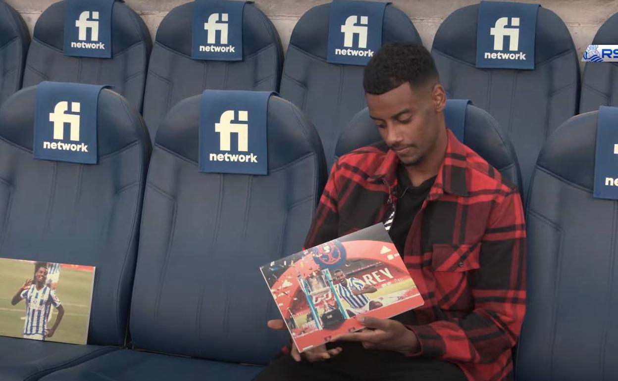 Alexander Isak recuerda los momentos vividos con la Real Sociedad en sus 100 partidos con el club