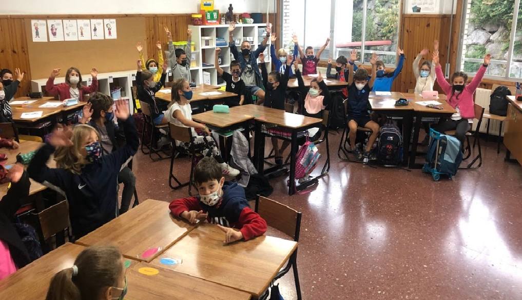 Alumnos de Tercero de Educación Primaria.