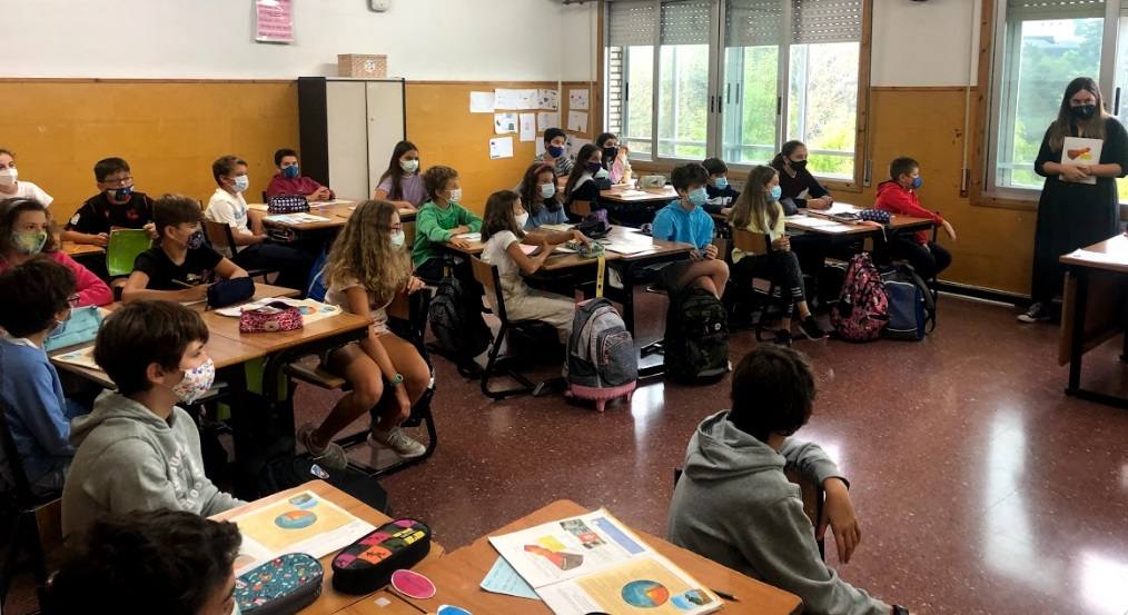 Alumnos de Sexto de Educación Primaria.