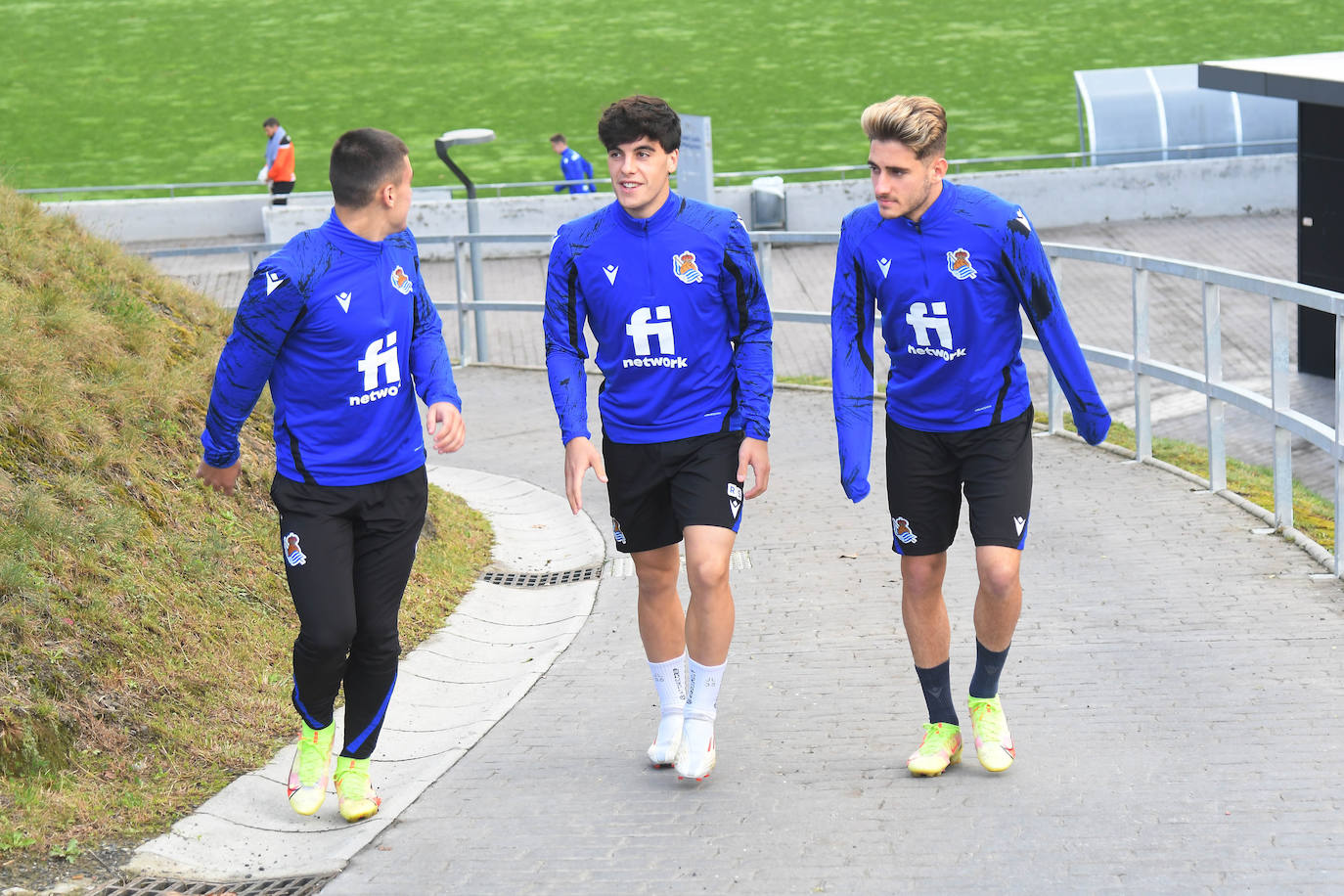 Fotos: Oyarzabal y Zubeldia, con problemas en el pubis, fuera de la lista para el Sadar