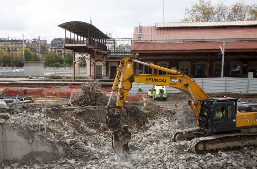 Fotos: Desaparece el acceso al pasadizo de Egia