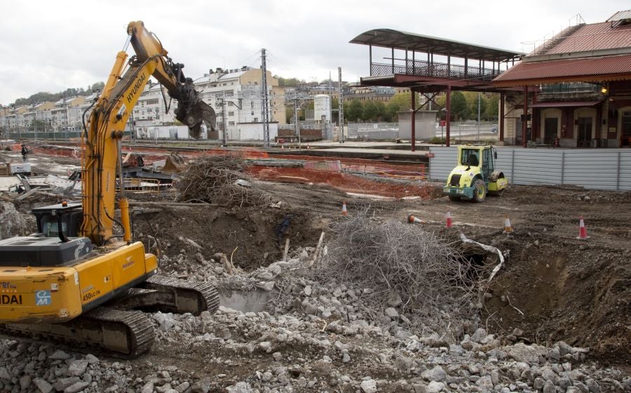 Fotos: Desaparece el acceso al pasadizo de Egia