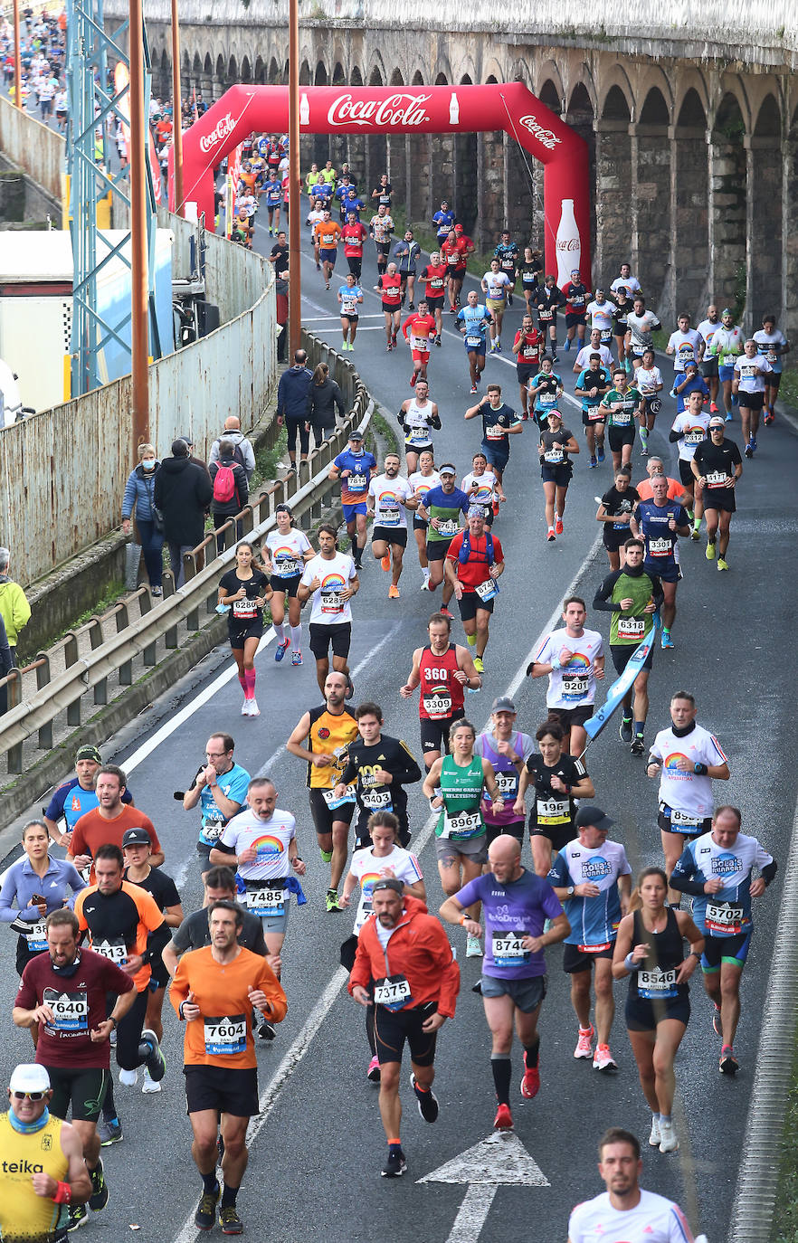 Fotos: Fotos de la Behobia San Sebastián 2021 entre Pasaia y Herrera