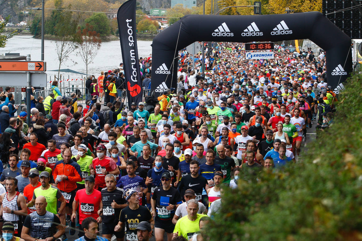 Salida de la Behobia - San Sebastián 2021