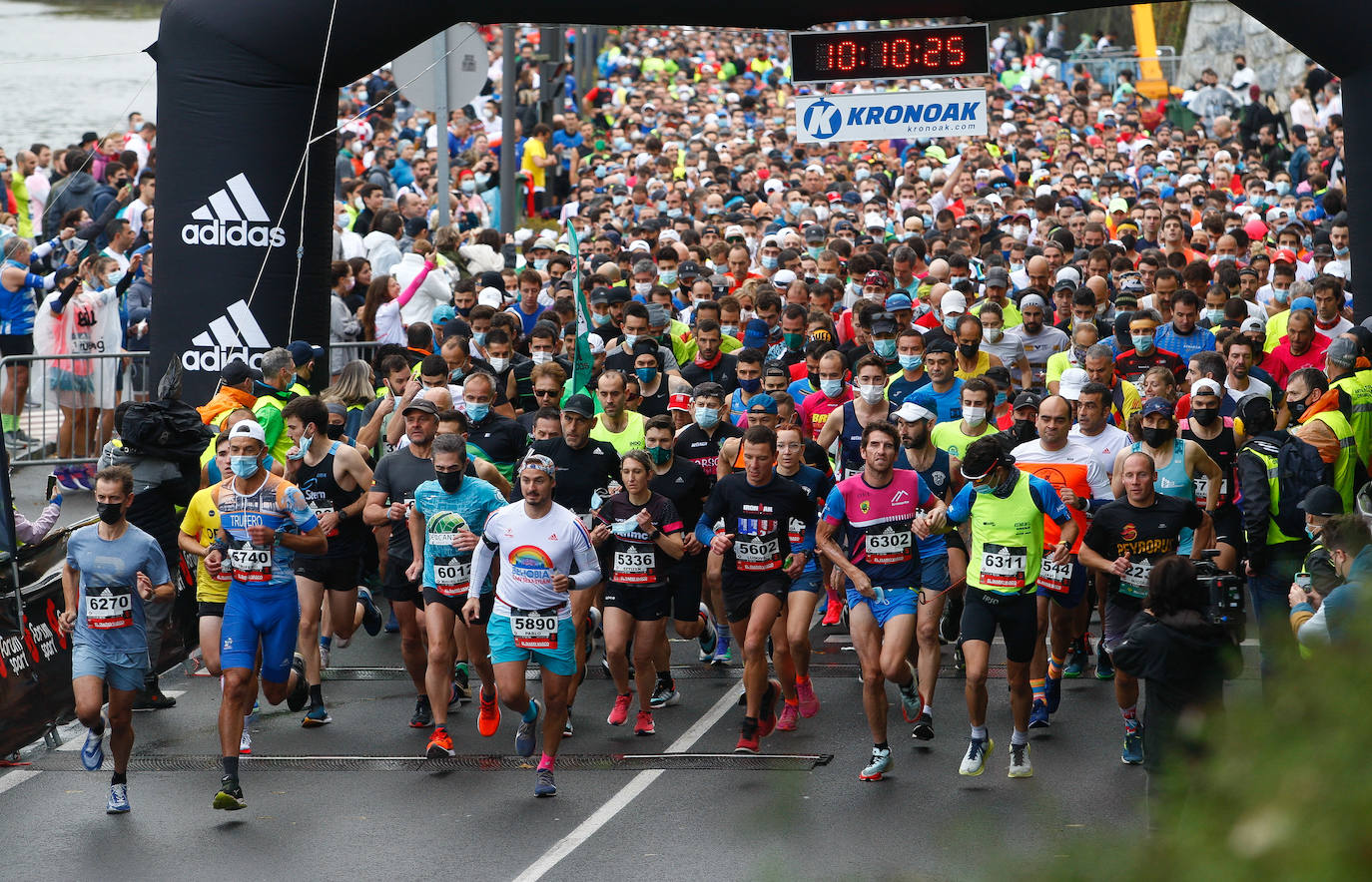 Salida de la Behobia - San Sebastián 2021