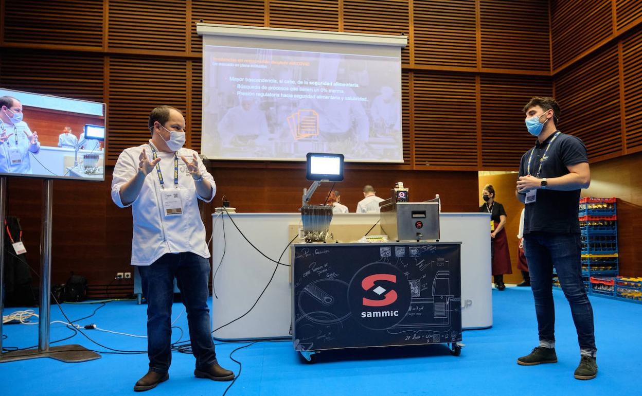Sammic y Janby presentan la última versión del prototipo de cocina moderna.