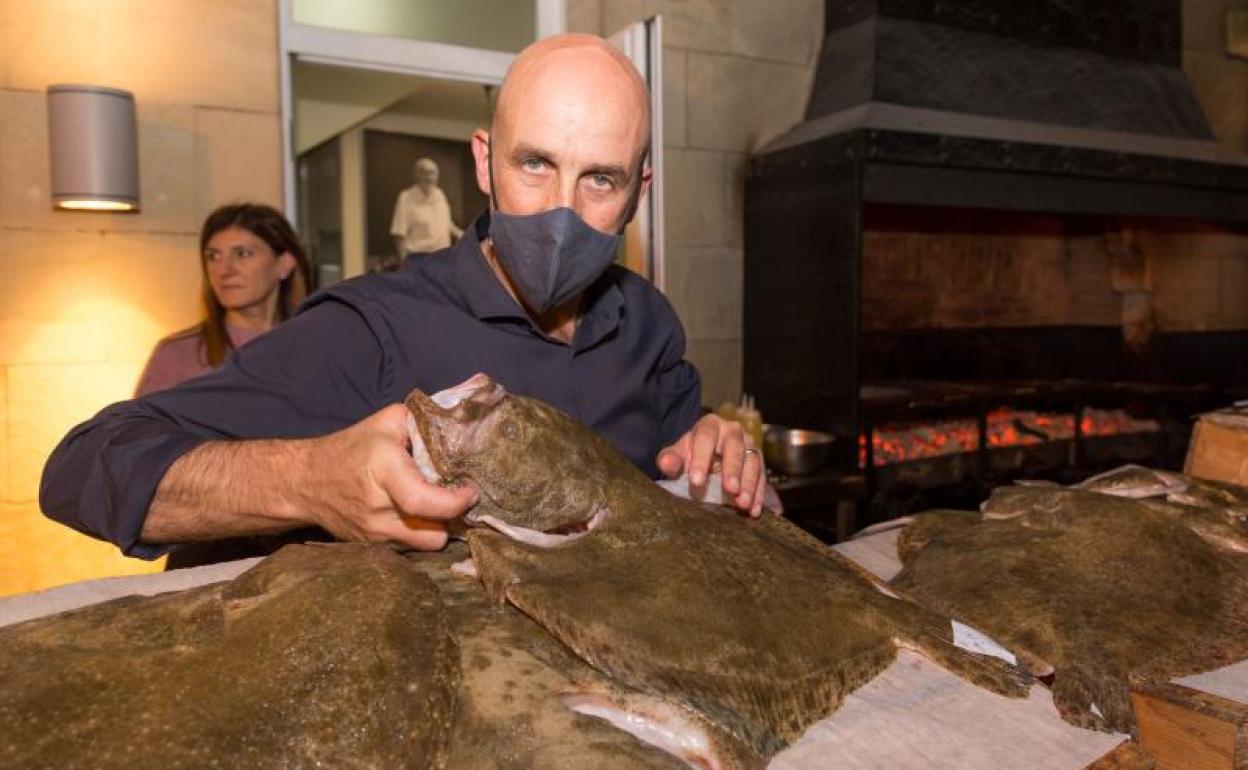 Cena en el restaurante Elkano. 
