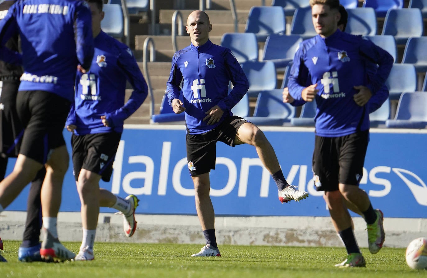 Fotos: Las mejores imágenes del entrenamiento de la Real Sociedad