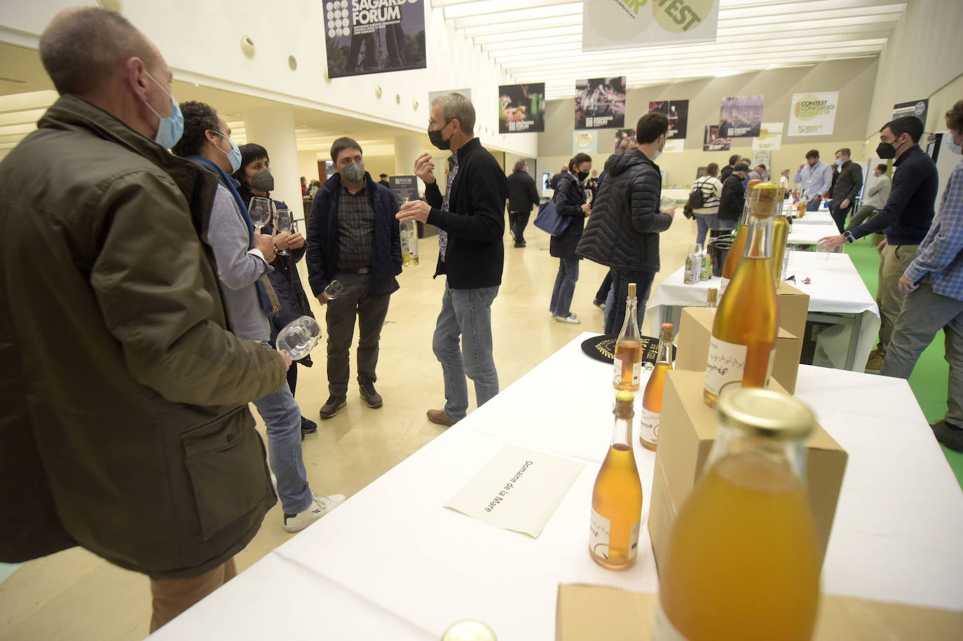 Fotos: III Concurso de Sidra Internacional del Sagardo celebrado este domingo en el Kursaal