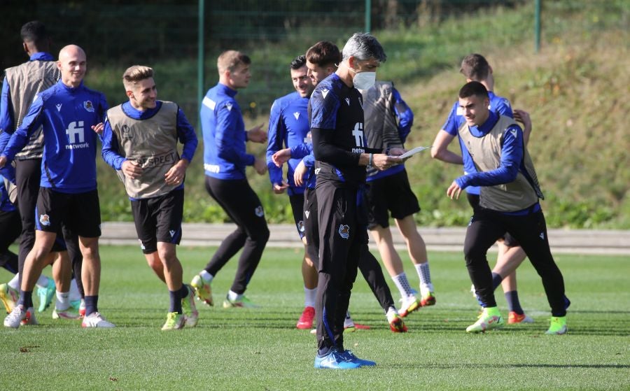 Fotos del entrenamiento de la Real