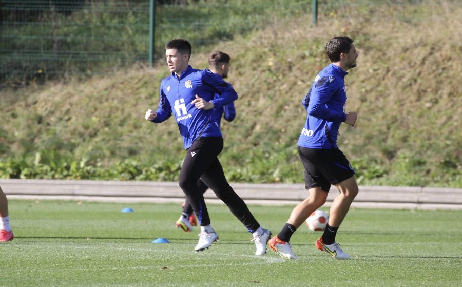 Fotos del entrenamiento de la Real