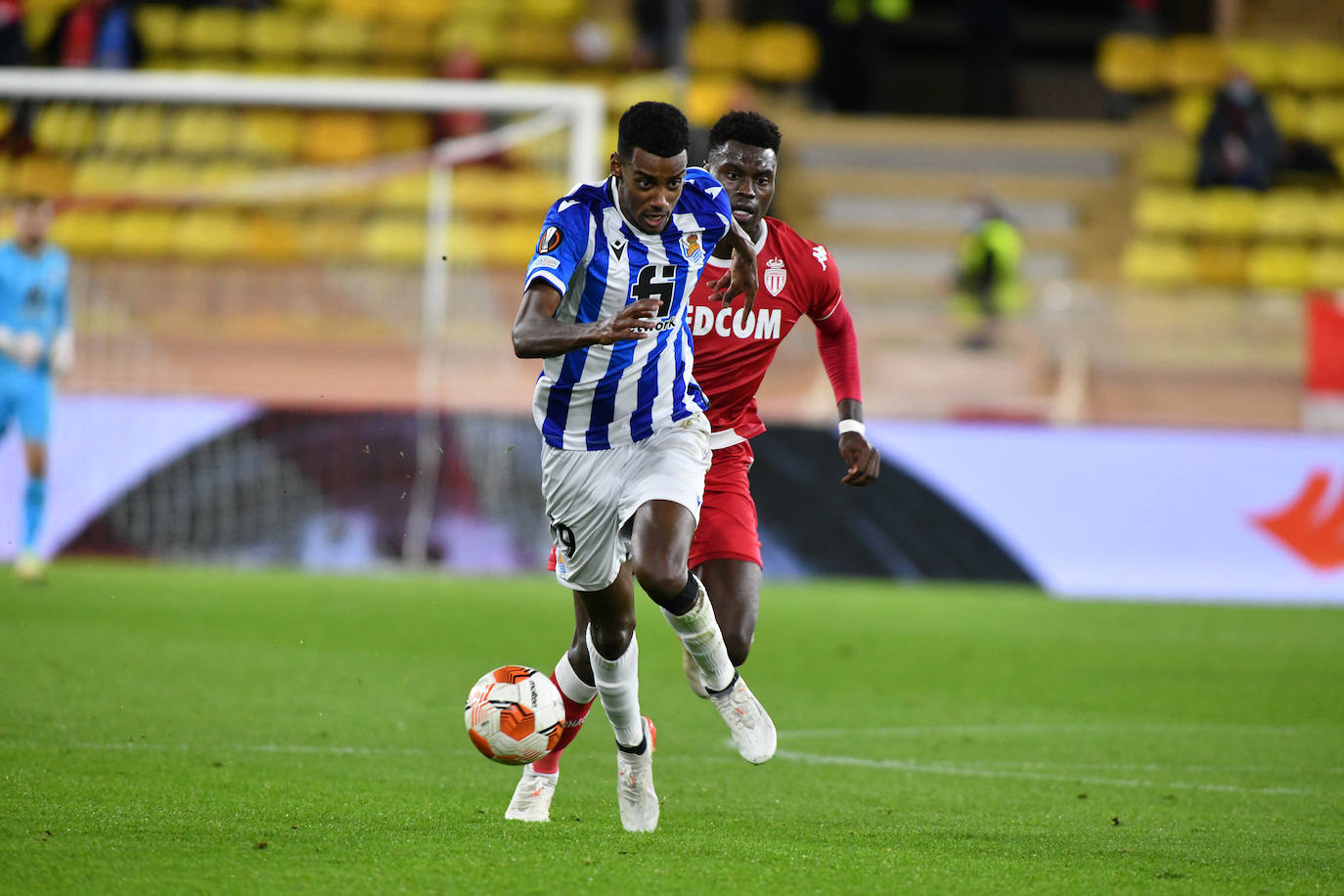 Fotos del partido entre el Mónaco y la Real Sociedad