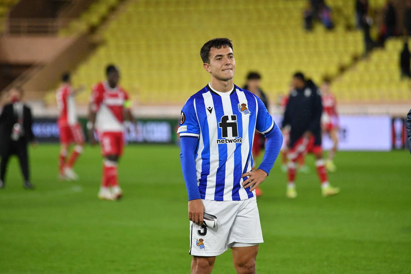 Fotos del partido entre el Mónaco y la Real Sociedad