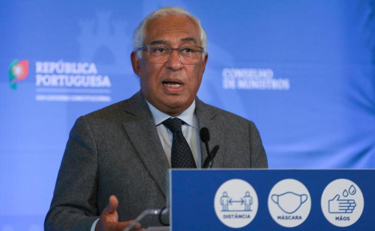 El primer ministro portugués, Antonio Costa.