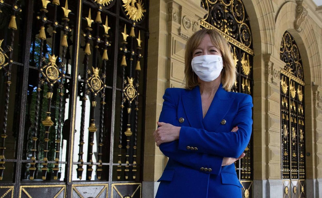 La portavoz de la Diputación de Gipuzkoa, Eider Mendoza.