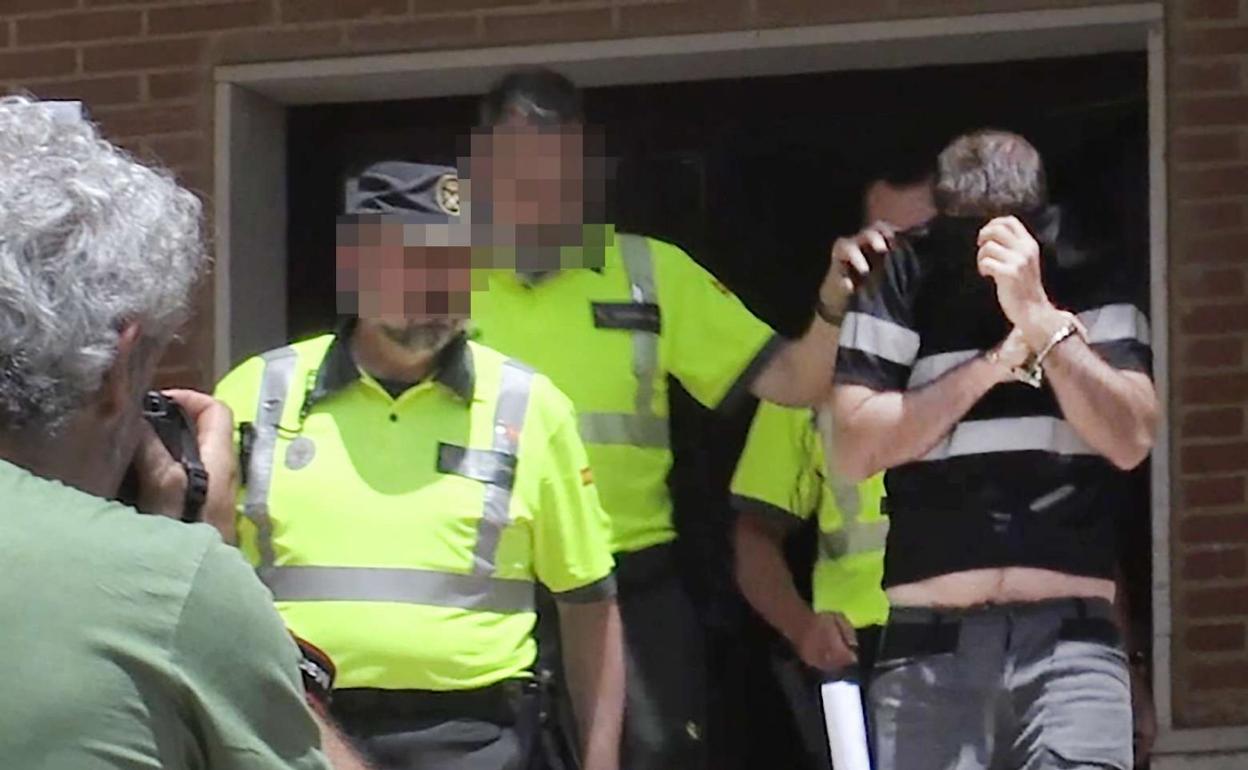 El autor del atropello mortal, el día que declaró en los juzgados. 