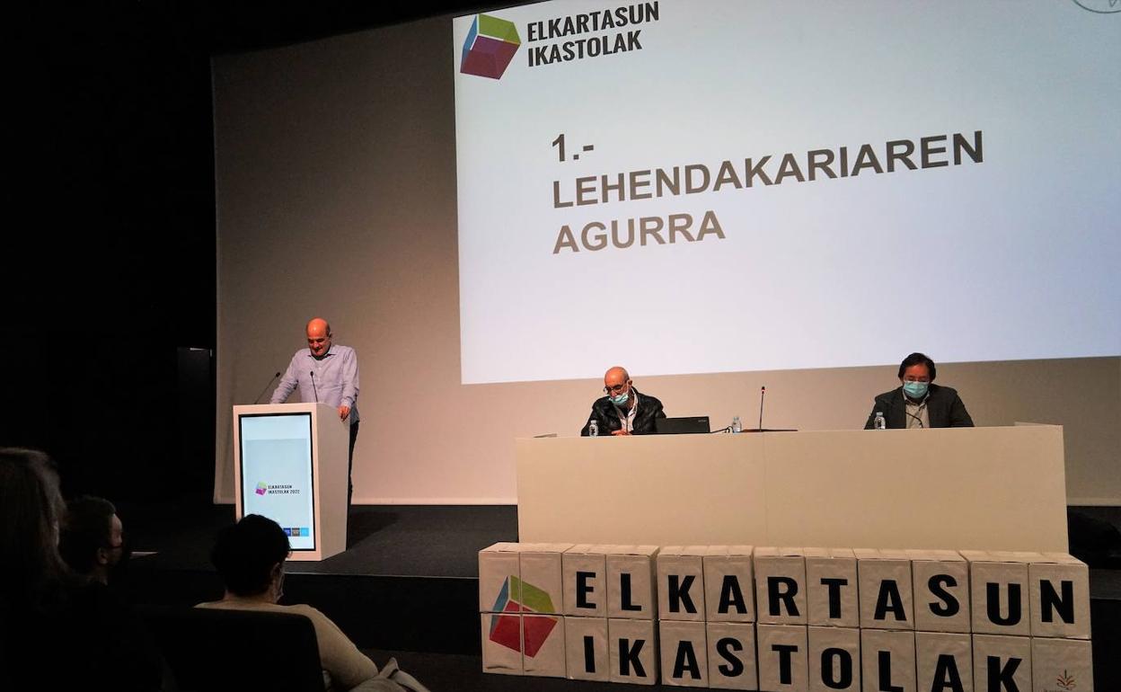 Hernaniko Orona Ideoko Campusean egin dute Batzar Nagusia aurtengo diru laguntzak erabakitzeko. 