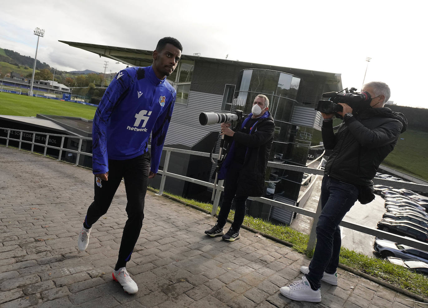 Fotos: Roberto López, Nais, Lobete y Turrientes, con el primer equipo