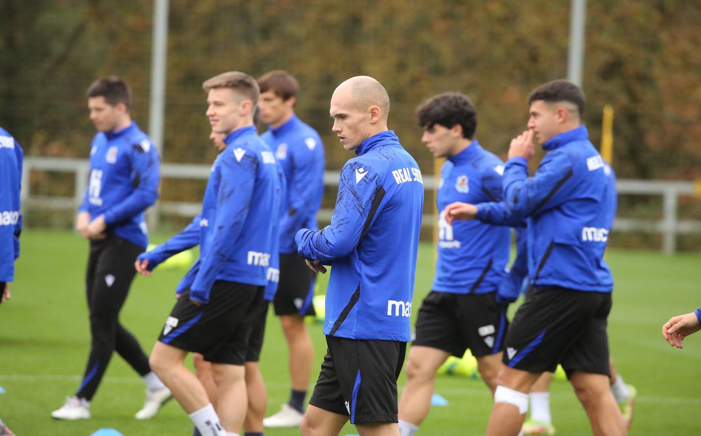 Fotos: Último entrenamiento antes de recibir al Real Madrid