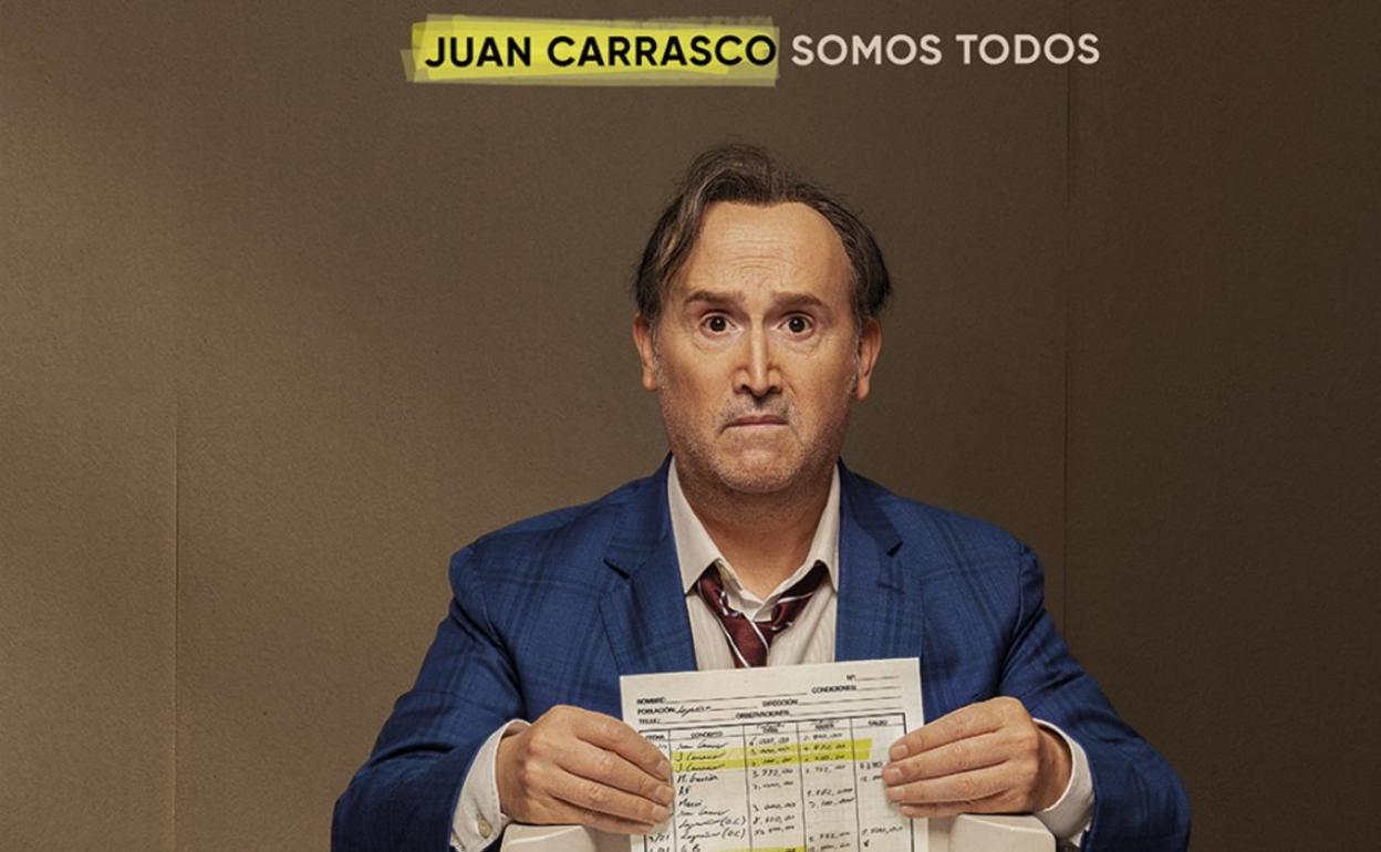 Javier Cámara (Juan Carrasco), enla tercera temporada de la serie, 'Venga Juan'. 